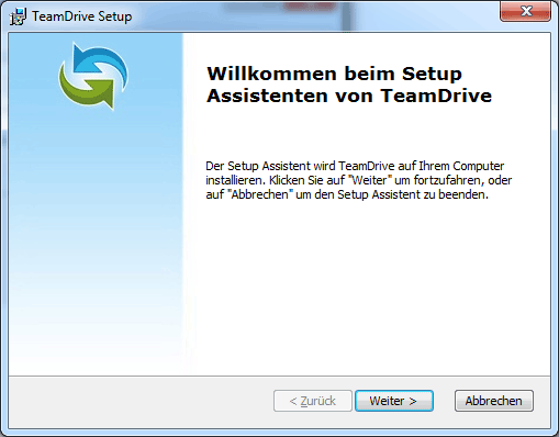 Datei:Installation teamdrive welcome.png
